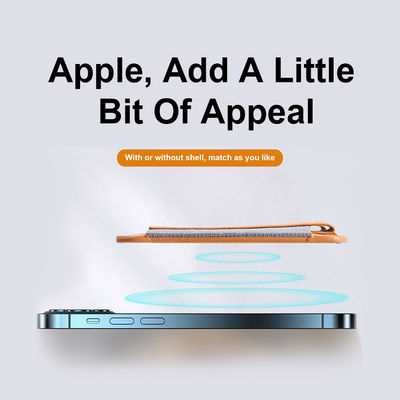 Vegan Leather Magsafe Wallet Origami iPhone Magnetic Card Holder OEM / ODM