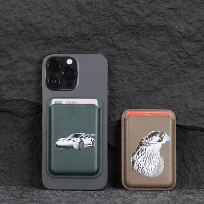bon prix Porte-cartes portefeuille MagSafe 25 couleurs Personnalisable pour iPhone en ligne