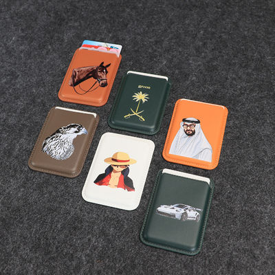 Business Style Magsafe Wallet Super Strong Magnetic Phone Wallets Brown / Black