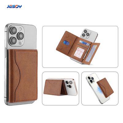 Good price Flip iPhone Leather Wallet Luxury Magsafe Card Holder Stand OEM / ODM For IPhone online