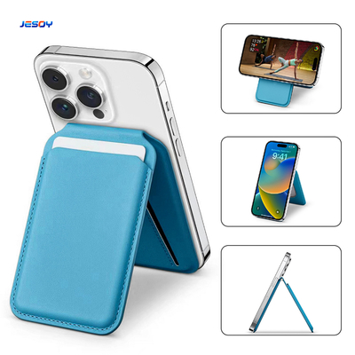 buen precio Cartera MagSafe personalizable de cuero PU para iPhone con soporte para tarjetas MagSafe y estampado UV en relieve con imán N52 en línea
