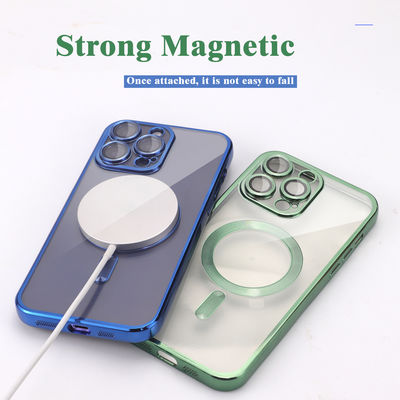 Shockproof Electroplate Phone Case Luxury TPU Phone Covers Customized For iPhone 16 15 14 Pro Max