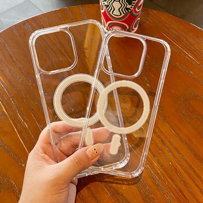 Crystal Clear Magsafe Phone Case Lightweight Phone Protective Case Scratch Resistant