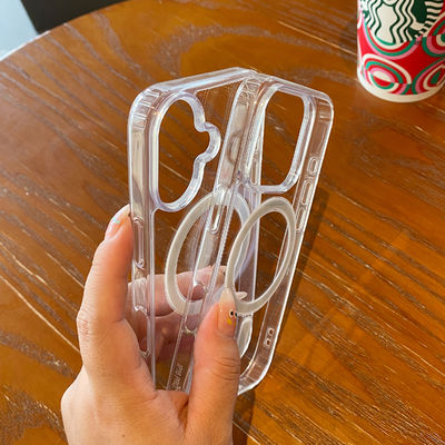 Crystal Clear Magsafe Phone Case Lightweight Phone Protective Case Scratch Resistant