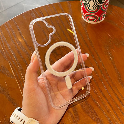 Crystal Clear Magsafe Phone Case Lightweight Phone Protective Case Scratch Resistant