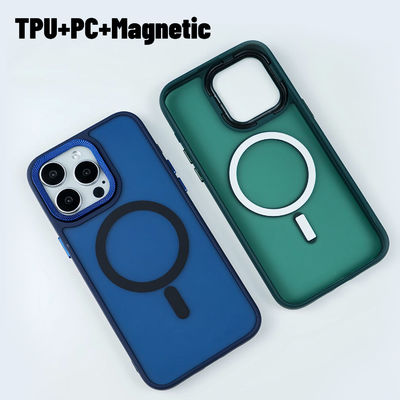 Matte Mag Safe Case Translucent iPhone Shockproof Cover Anti Fingerprint