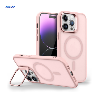 Good price Customized Magsafe Phone Case Camera Kickstand Phone Cases Shockproof online