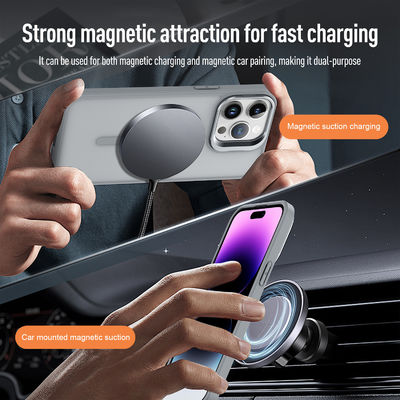Customized Magsafe Phone Case Camera Kickstand Phone Cases Shockproof
