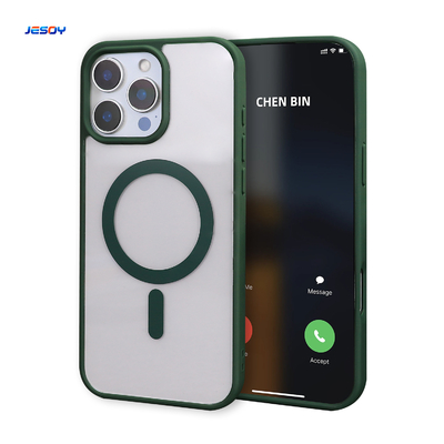 buen precio Capa de teléfono transparente a prueba de choques N52 Casas transparentes Magsafe en línea