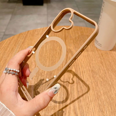 Shockproof Transparent Phone Covers N52 Magsafe Clear Cases