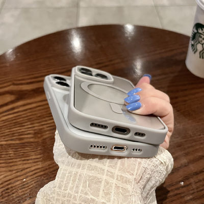 Skin Friendly Strong Magnetic Phone Case Soft TPU Bumper Transparent Back Case OEM