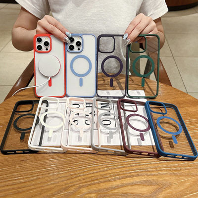 Trend Style Shockproof Slim Case TPU Magnetic iPhone Cases For iPhoen 16 Pro Max