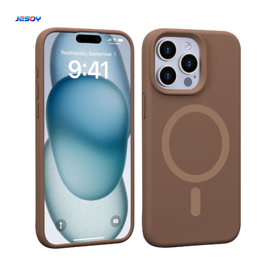 Good price Anti Fingerprint Silicone Phone Case N52 Mag Safe Phone Case For iPhoen 16 15 14 Pro Max online