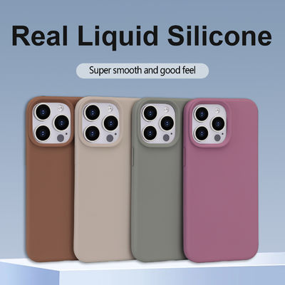 Lightweight Custom Silicone Phone Case Slim Shockproof Mobile Phone Case Anti Fingerprint