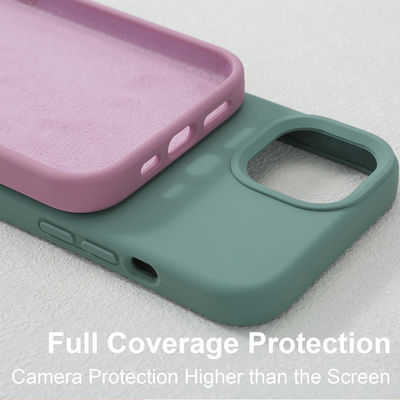 Shockproof Silicone Phone Case Anti Fingerprint Drop Protection Cases Customized