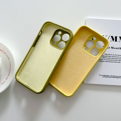 Real Silicone Phone Case Microfiber Lining Custom Mobile Phone Cases Waterproof