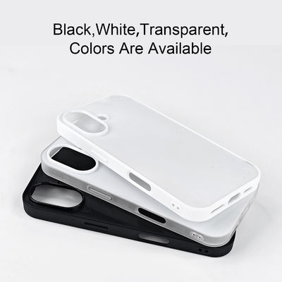 White / Transparent 2D Sublimation Cover Lightweight Custom TPU Phone Cases For iPhone 16 ProMax