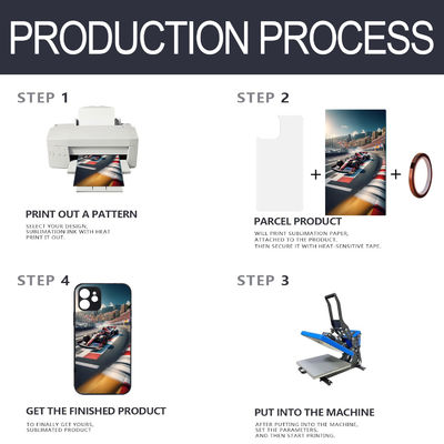 Customized Sublimation Phone Case TPU Shockproof Protective Phone Case Black For Sumsung S24 Ultra