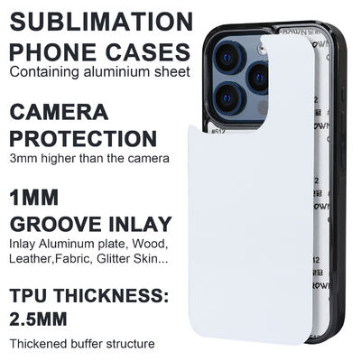 OEM / ODM Sublimation Blank Mobile Cover Business Aluminum Cell Phone Case