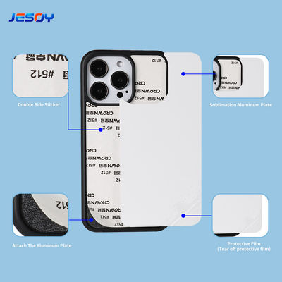 Aluminum Sublimation Mobile Phone Case Customized TPU Shockproof Case For IPhone 15 Pro Max