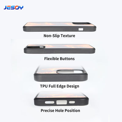 Aluminum Sublimation Mobile Phone Case Customized TPU Shockproof Case For IPhone 15 Pro Max