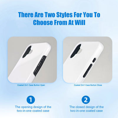 Glossy / Matte 3D Sublimation Phone Case Blanks Customized TPU PC Phone Case