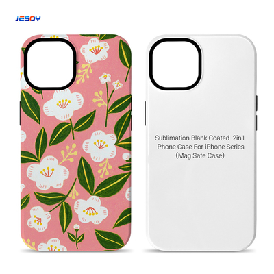 Good price Magnetic Coating Sublimation Phone Case 2 In 1 Blank Cell Phone Cases For Sublimation online