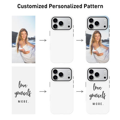 White 3D Sublimation Mobile Cover Glossy Blank Cell Phone Cases High Protective