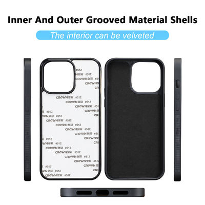 Machinable Groove Phone Case Magsafe Protective Cell Phone Case Inaly Leather Wooden Pc Acrylic Plate