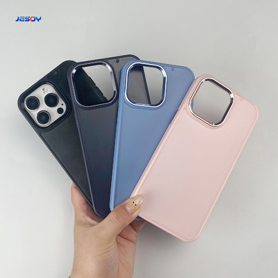 Goede prijs Metalen Frame Groove Telefoonhoesje Business Stijl Inleg iPhone Case Schokbestendig Met Magsafe online