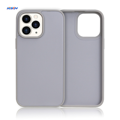 Good price Groove Cell Phone Case Wireless Charging Protective Phone Cover Gray / Black online