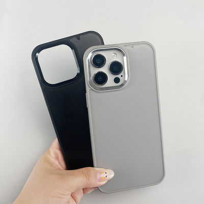 Groove Cell Phone Case Wireless Charging Protective Phone Cover Gray / Black