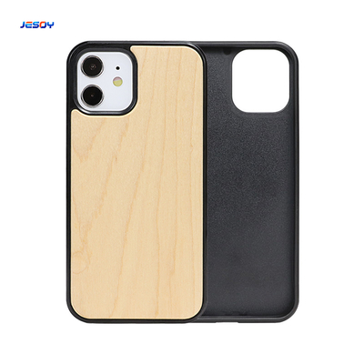 Bom preço Capa de telefone em madeira de cerejeira ecológica Capas de telefone gravadas em madeira resistentes a arranhões para Samsung on-line