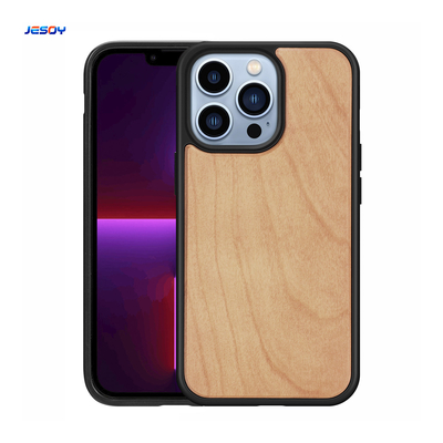 Good price Bamboo Wooden Mobile Phone Cover Eco Friendly Blank Wood Phone Cases Scratch Resistant online