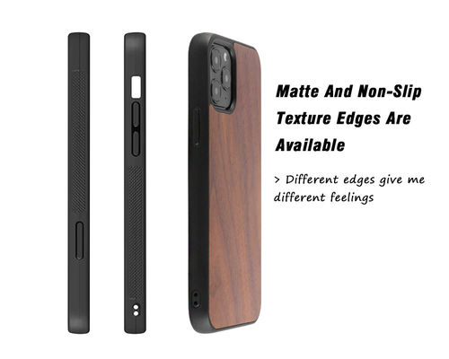 Customized Wood iPhone Covers Eco Friendly iPhone Shockproof Cases Lightweight