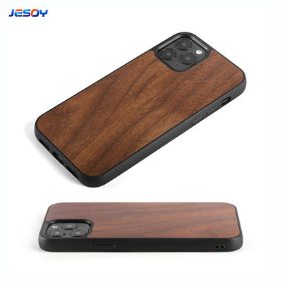 TPU Bumper Mobile Phone Cover Customized Wood Phone Covers Shockproof